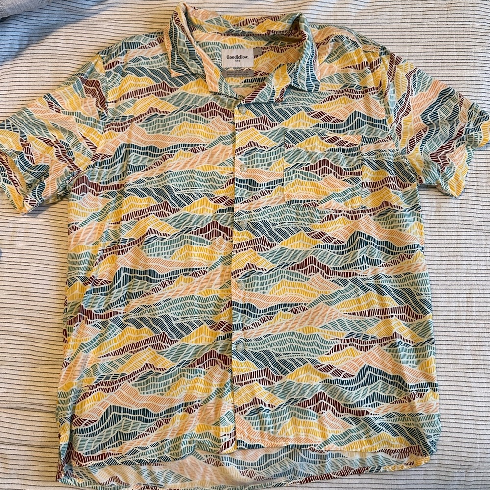 Goodfellow & Co Multicolor Patterned Shirt